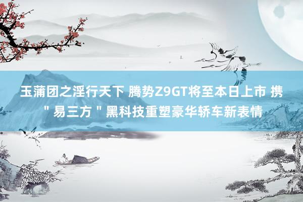 玉蒲团之淫行天下 腾势Z9GT将至本日上市 携＂易三方＂黑科技重塑豪华轿车新表情