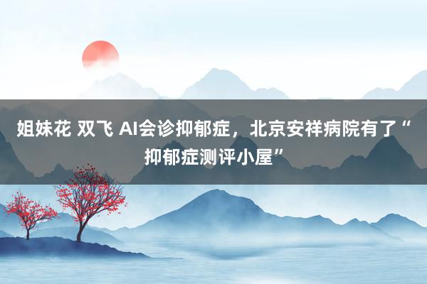 姐妹花 双飞 AI会诊抑郁症，北京安祥病院有了“抑郁症测评小屋”