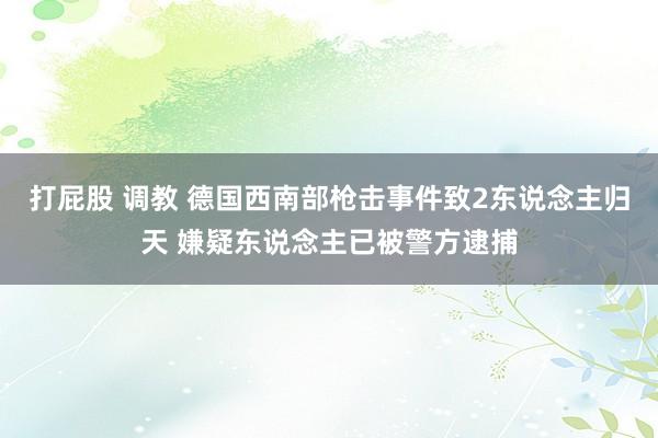 打屁股 调教 德国西南部枪击事件致2东说念主归天 嫌疑东说念主已被警方逮捕