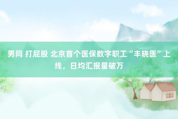 男同 打屁股 北京首个医保数字职工“丰晓医”上线，日均汇报量破万